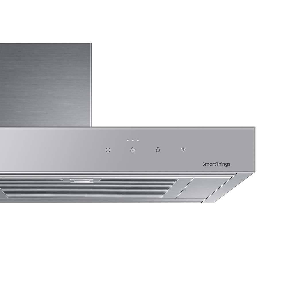 Alt View 16. Samsung - 30" BESPOKE Smart Wall Mount Hood - Gray.