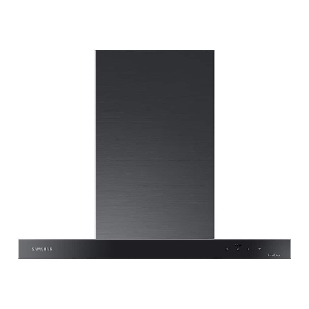 Samsung BESPOKE - 29 inches - Convertible - Wall Range Hood - Bespoke Clean Deep Charcoal - Front_Zoom