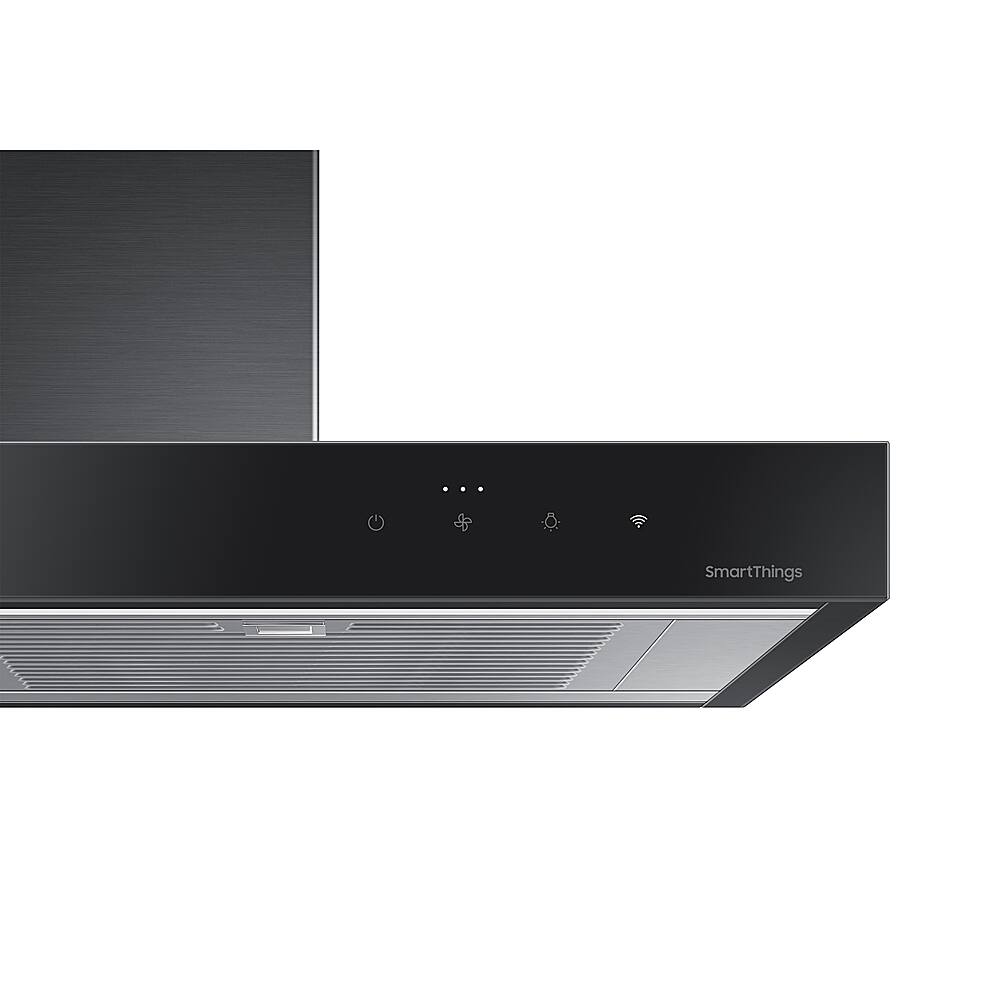 Alt View 14. Samsung - 30" BESPOKE Smart Wall Mount Hood - Bespoke Clean Deep Charcoal.