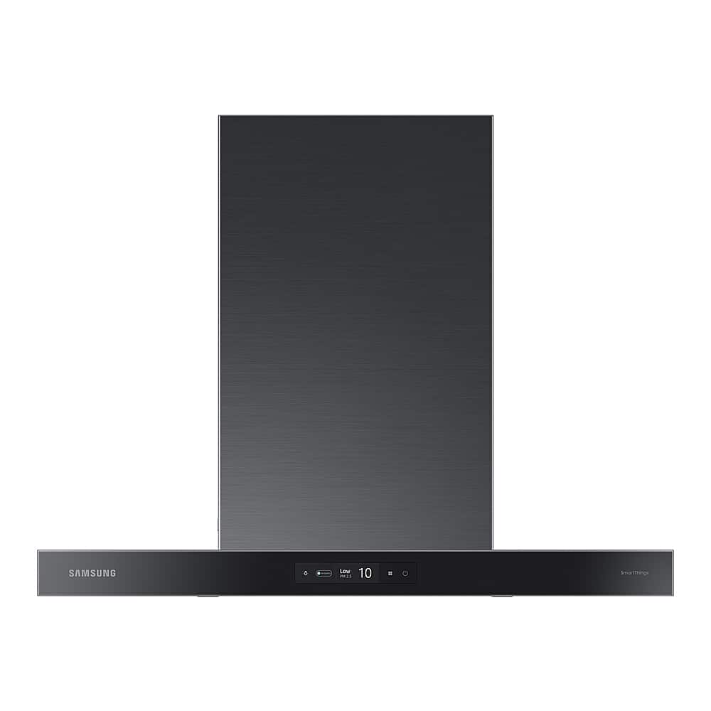Samsung BESPOKE - 29 inches - Convertible - Wall Range Hood - Bespoke Clean Deep Charcoal - Front_Zoom