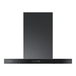 Samsung - 30" BESPOKE Smart Wall Mount Hood - Bespoke Clean Deep Charcoal - Front_Zoom
