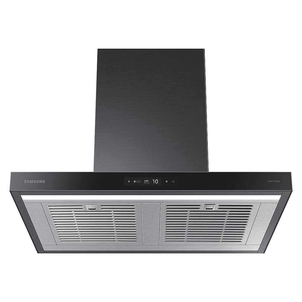 Alt View 13. Samsung - 30" BESPOKE Smart Wall Mount Hood - Bespoke Clean Deep Charcoal.