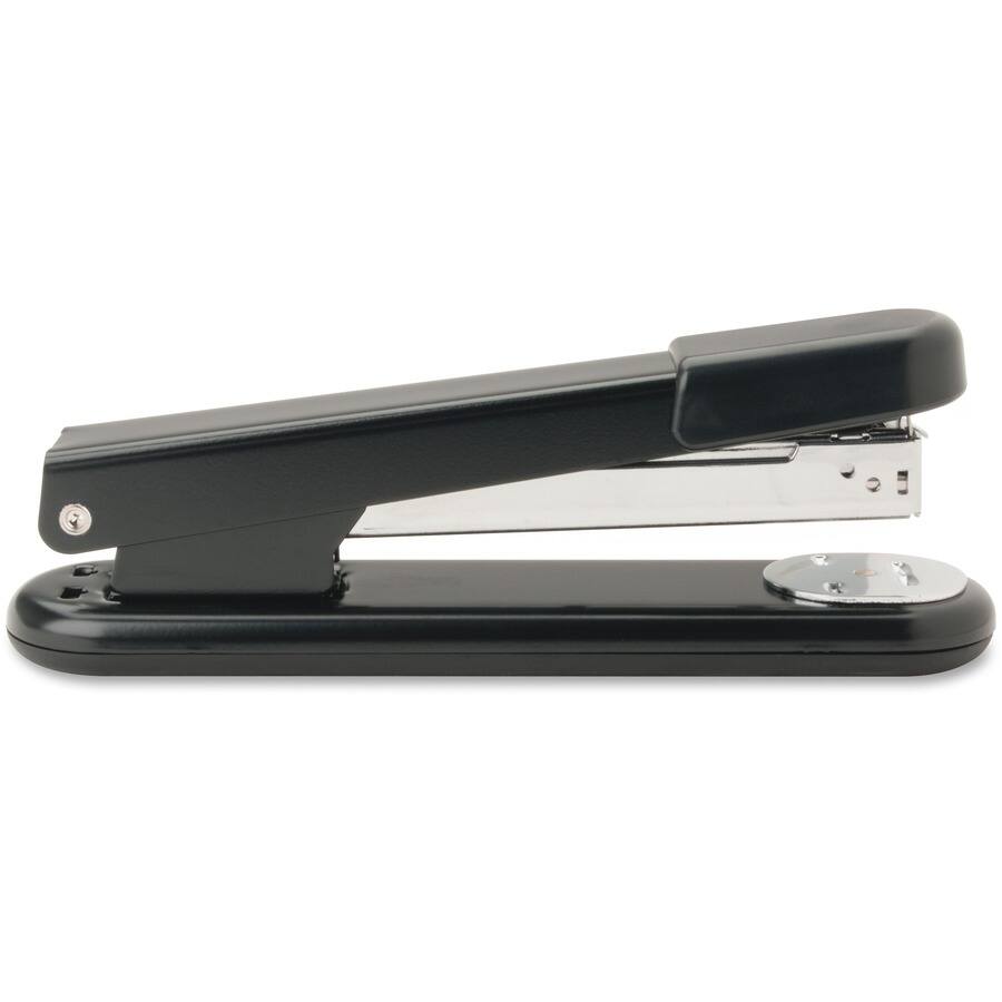 Left. Business Source - Business Source All-metal Full-strip Desktop Stapler - Holds Upto 210 Staple - Full Strip - Black - Metal Rubber.