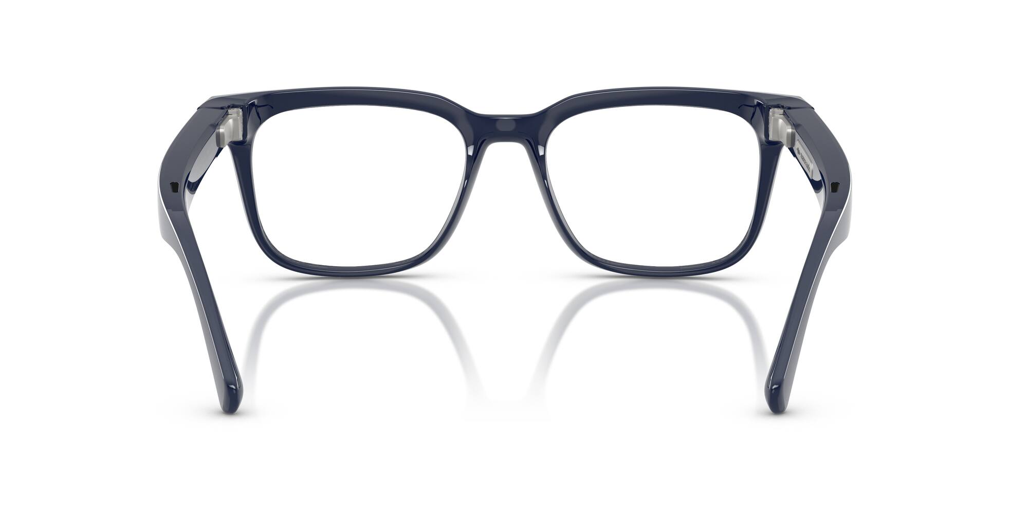 Back. Nuance - Square 54 Audio Glasses - Deep Blue - Transition Lens - DEEP BLUE.