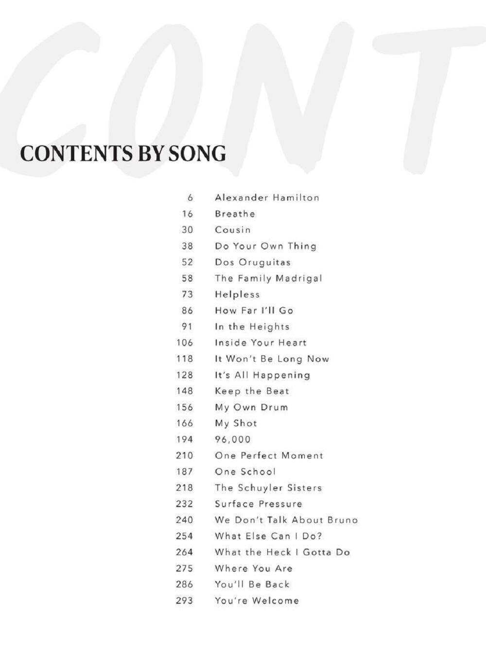 Alt View 11. Hal Leonard - The Lin-Manuel Miranda Collection Songbook Sheet Music.