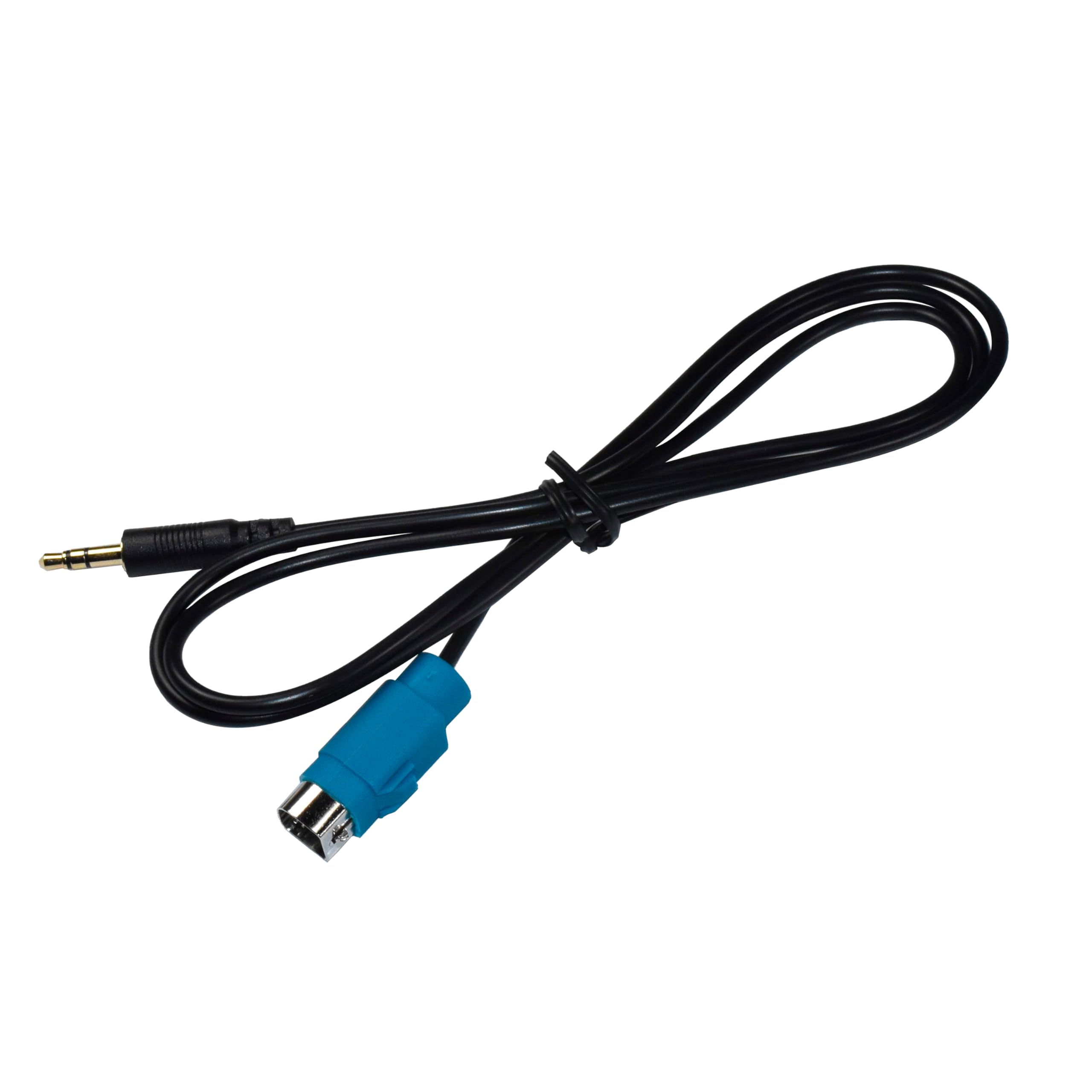 Alt View 3. HQRP - Alpine Full Speed to 3.5 mm AUX Adapter Cable for CDA-105Ri CDE-104BTi CDE-103BT - Black.
