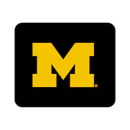 OTM Essentials - Michigan Wolverines Primary Logo Mouse Pad - Black