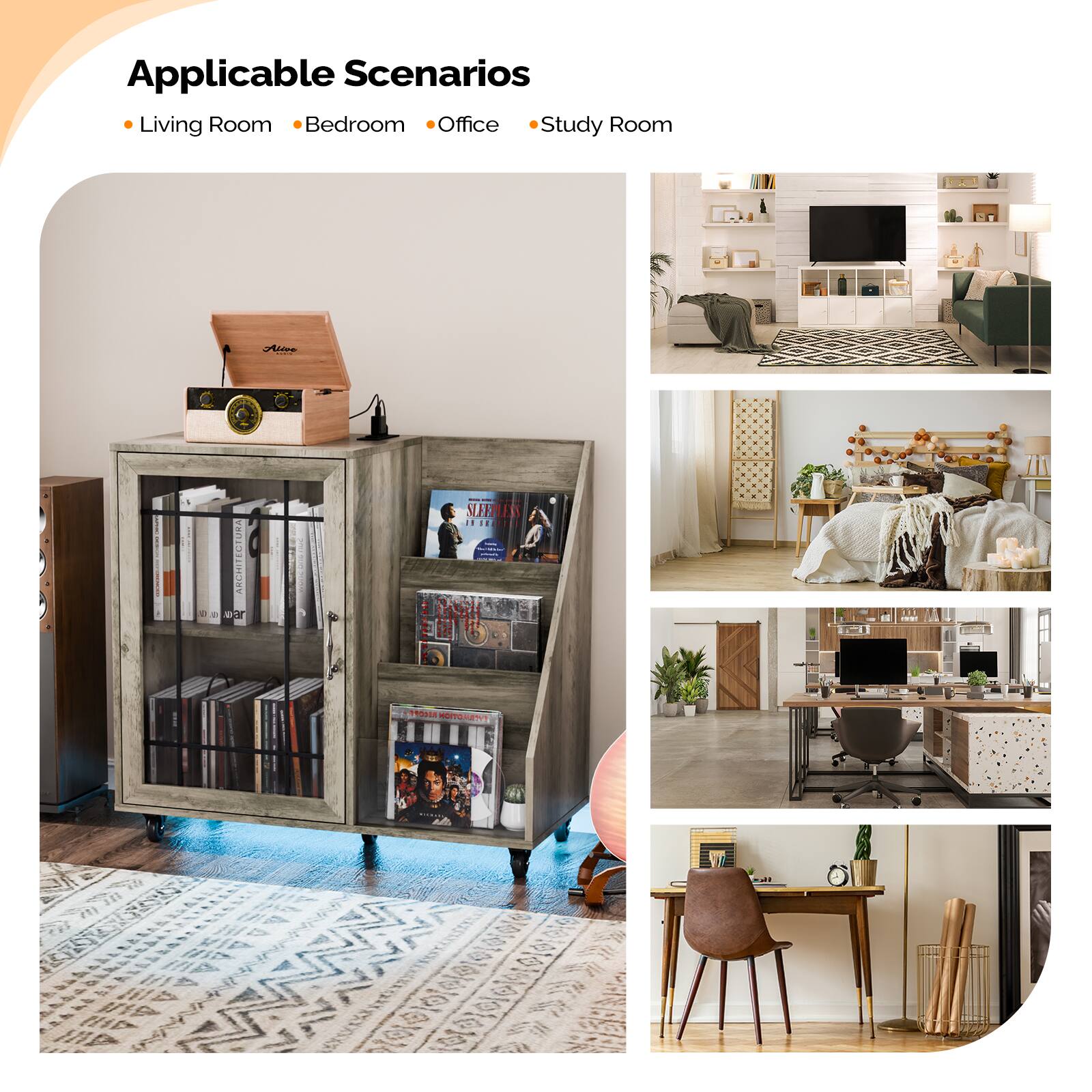 Applicable Scenarios  
- Living Room  
- Bedroom  
- Office  
- Study Room