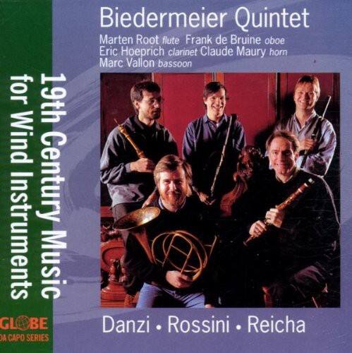 Biedermeier Quintet  
Marten Root flute  
Frank de Bruine oboe  
Eric Hoeprich clarinet  
Claude Maury horn  
Marc Vallon bassoon  

for 19th Century Wind Instruments Music  

Danzi • Rossini • Reicha  

GL BE  
DA CAPO SERIES