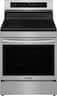 Frigidaire - Gallery 30 in. Wide 4 elements 5.3 Cu. Ft. Freestanding Electric Induction Total Convection Range - Stainless Steel