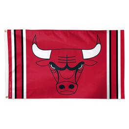 WinCraft - Chicago Bulls 3' x 5' Vertical Stripe Deluxe Single-Sided Flag - Multicolor