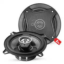 5 CORE - 5Core Coaxial Car Door Speakers 5.25” Pair 350W 4Ohm 2 Way Component Subwoofer Audio w Super Tweeter - Black