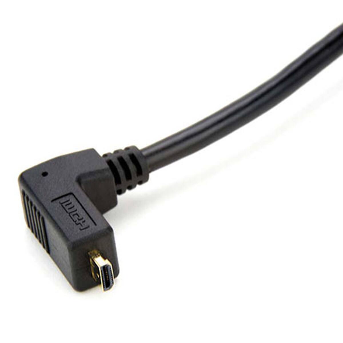 Alt View 1. Atomos - Atomos 11.81" Coiled Right Angled Micro HDMI to Straight Micro HDMI Cable.