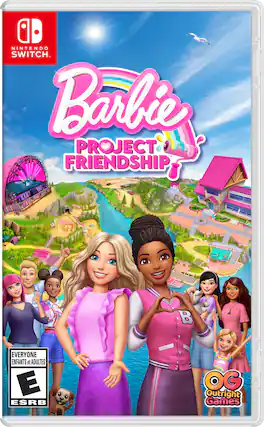 M NINTENDO SWITCH - Barbie PROJECT IM FRIENDSHIP B EVERYONE ENFANTS et ADULTES E ESRB OG Outright Games - E (Everyone)