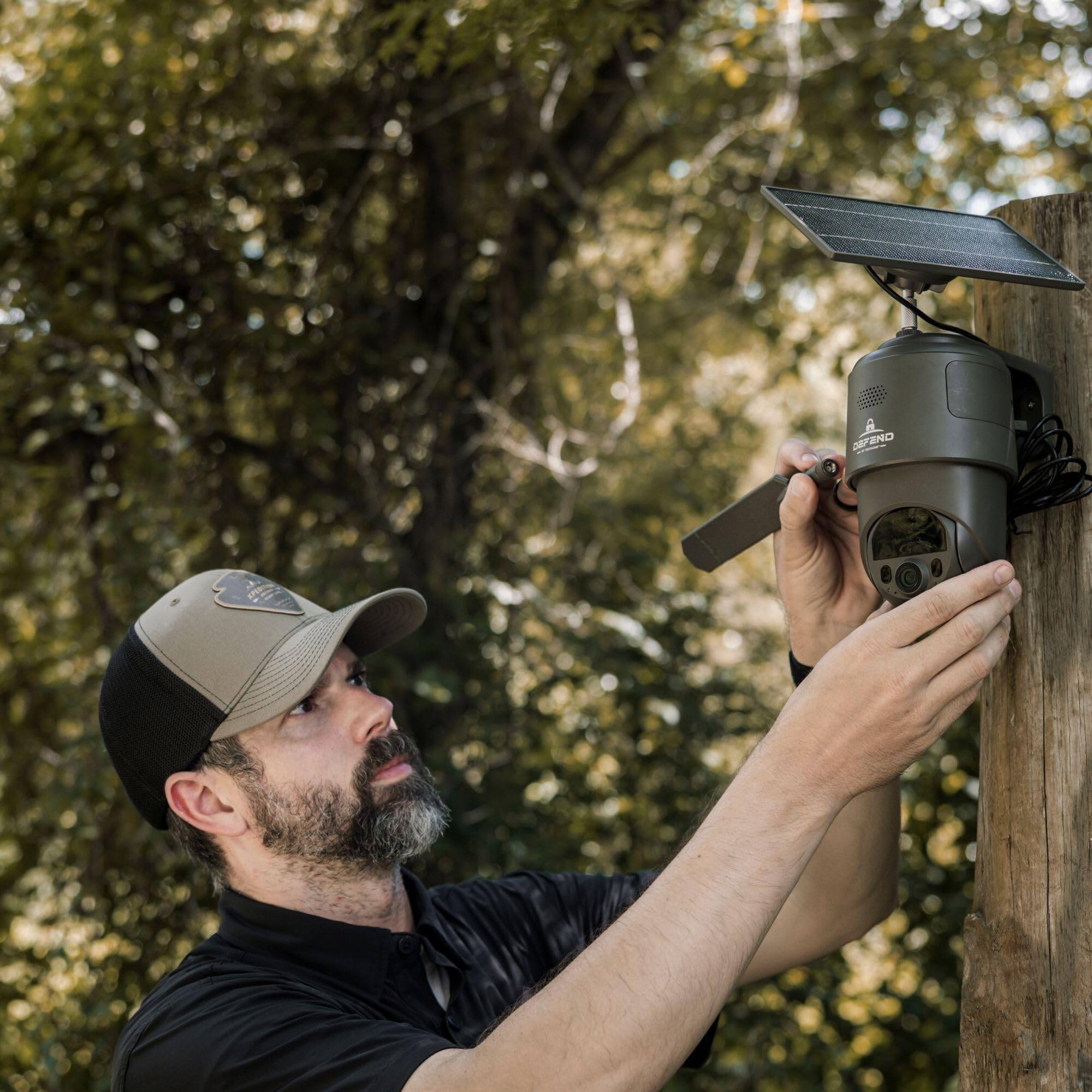 Back. Tactacam - Defend 360 - Cellular Security Camera.