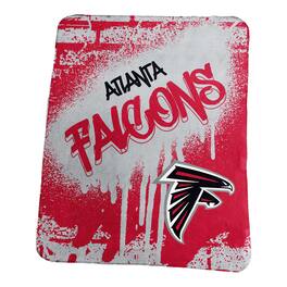 Logo Brands - Atlanta Falcons 50" x 60" Classic Graffiti Fleece Throw Blanket - Red