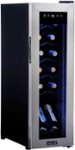 Front Zoom. NewAir - 12-Bottle Wine Cooler with Compressor Cooling - Stainless Steel.