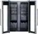 Alt View 15. NewAir - 24-Bottle Dual Zone Wine Cooler with French Doors - Stainless Steel.