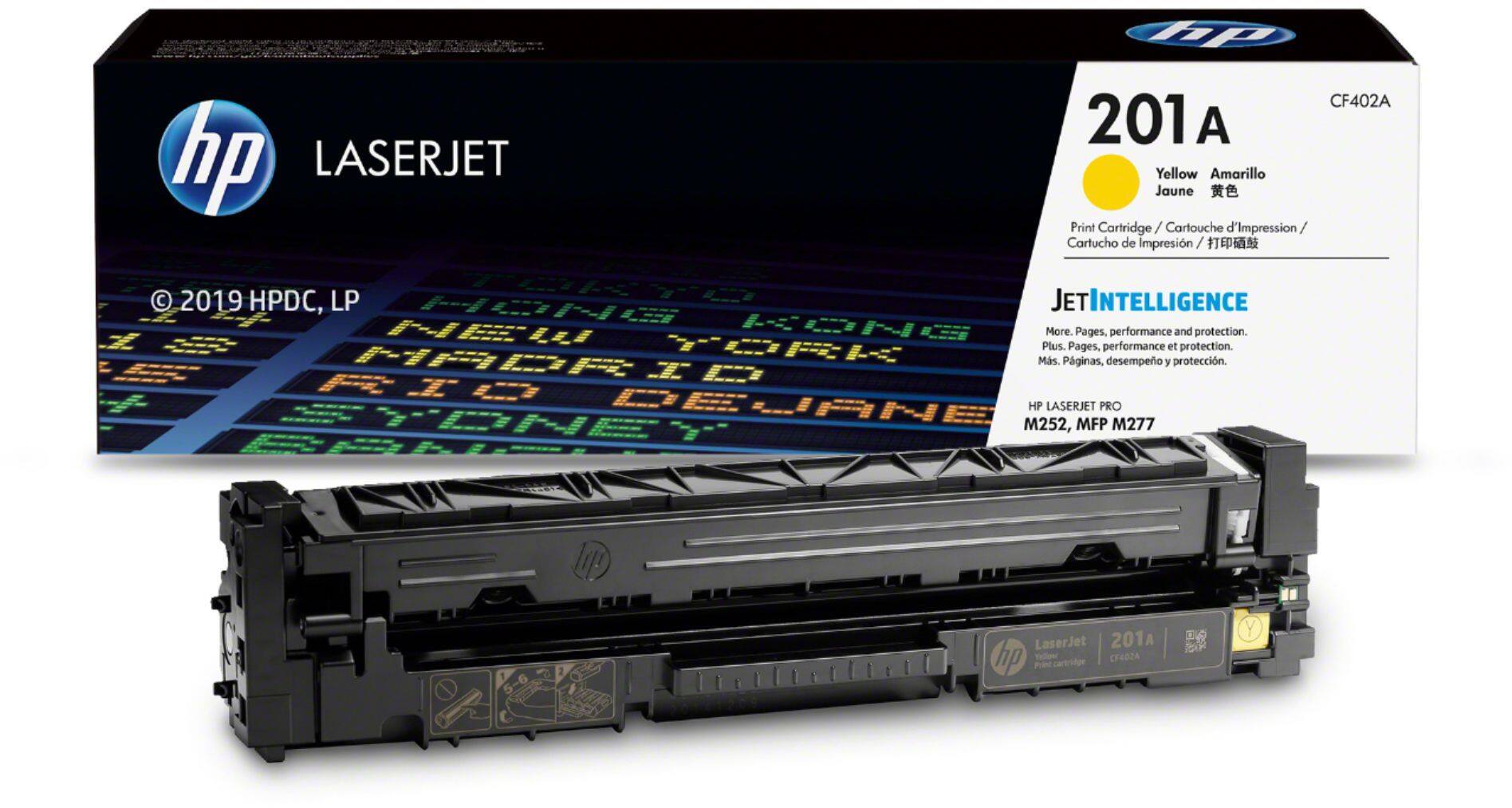Alt View 12. HP - 201A Standard Capacity Toner Cartridge - Yellow.