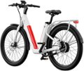 Alt View 11. NIU - BQi-C3 Pro eBike w/ up to 90 miles Max Operating Range and 28 MPH Max Speed - White.