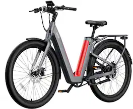 NIU - BQi-C3 Pro eBike w/ up to 90 miles Max Operating Range and 28 MPH Max Speed - Gray