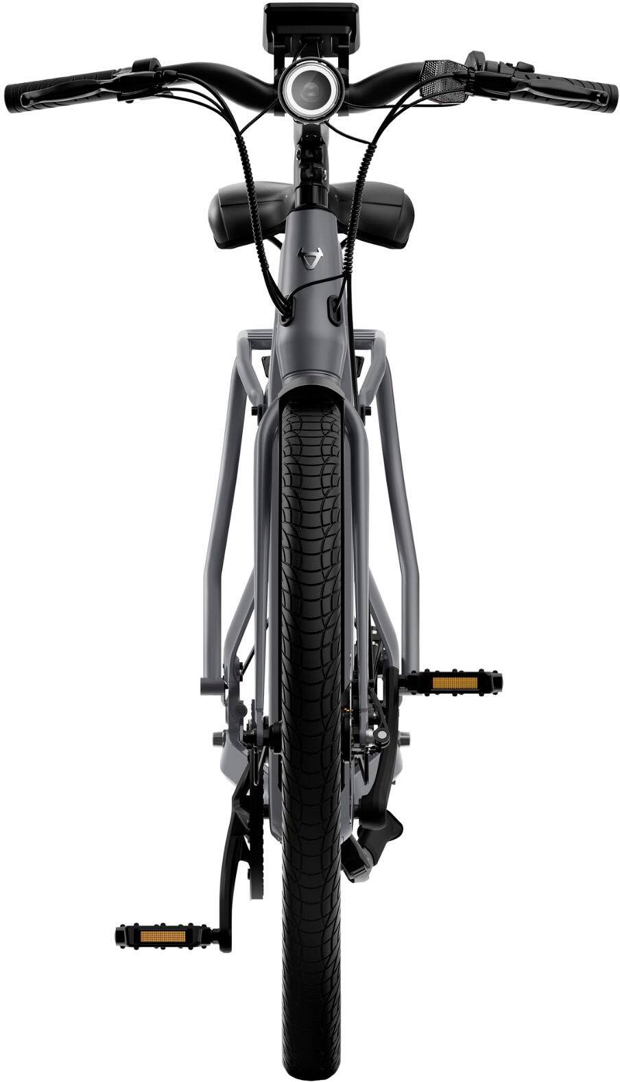 Alt View 17. NIU - BQi-C3 Pro eBike w/ up to 90 miles Max Operating Range and 28 MPH Max Speed - Grey.