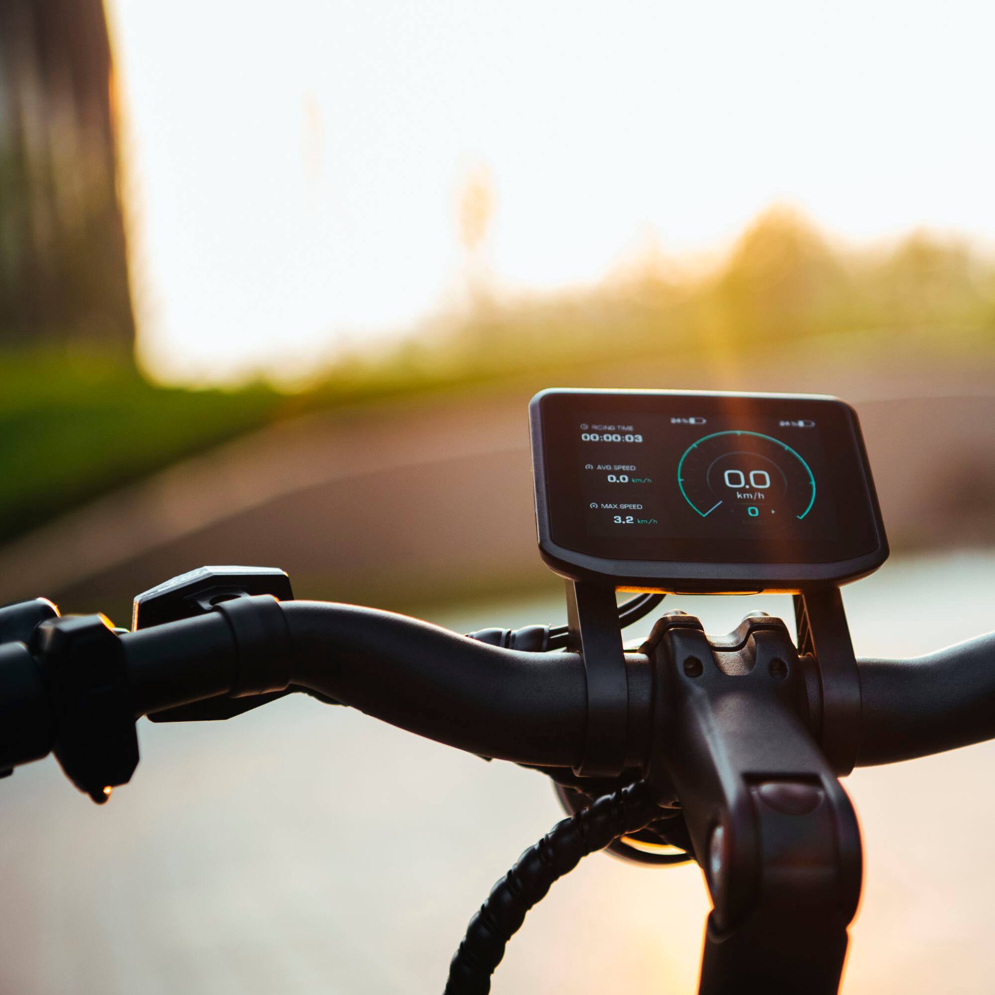 Alt View 14. NIU - BQi-C3 Pro eBike w/ up to 90 miles Max Operating Range and 28 MPH Max Speed - Grey.