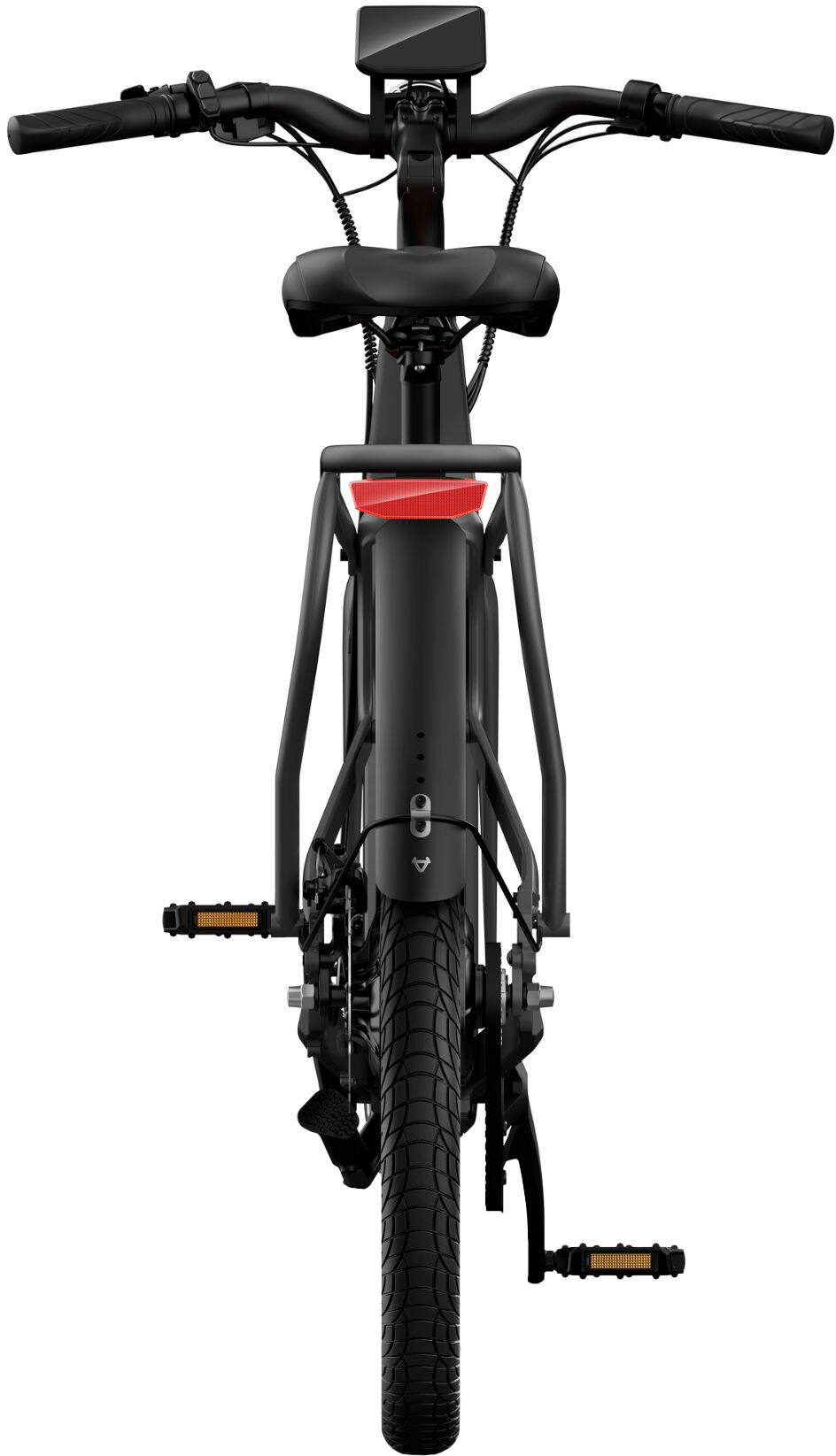 Alt View 12. NIU - BQi-C3 Pro eBike w/ up to 90 miles Max Operating Range and 28 MPH Max Speed - Black.
