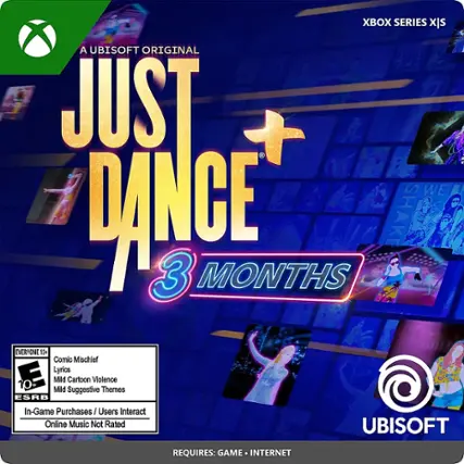 Front. Ubisoft - Just Dance Plus: 3 Month. - [E10+ (Everyone 10+)]