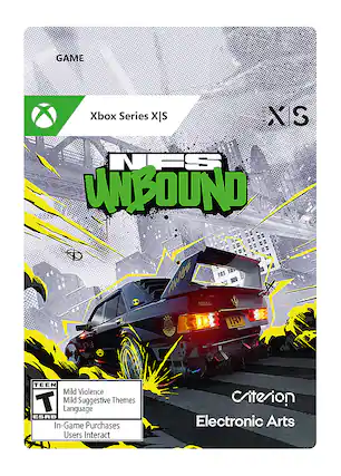 Front. Electronic Arts - Need for Speed Unbound. - T (Teen 13+)