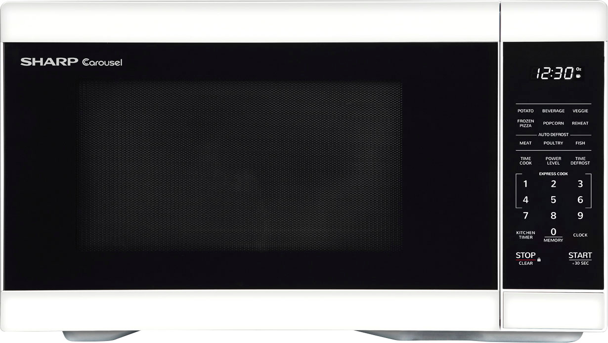 Sharp Carousel 1000 Watt Countertop Microwave Oven - White, 1.1 cu ft - QFC