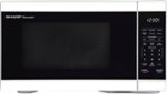 Sharp - 1.1 cu ft Countertop Microwave with 1000 watts and Auto Cook Features - White