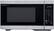 Front. Sharp - Sharp 1.1 cu. ft Stainless Countertop Microwave Works with Alexa - Stainless Steel.