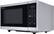 Angle. Sharp - Sharp 1.4 cu. ft. Stainless Countertop Microwave Works with Alexa - Stainless Steel.