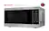 Angle. Sharp - 2.2 cu ft Stainless Family Size Countertop Microwave with Sensor cooking and Inverter Technology. - Siver.