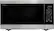Front. Sharp - 2.2 cu ft Stainless Family Size Countertop Microwave with Sensor cooking and Inverter Technology. - Siver.