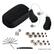 Left. Lucid Hearing - OTC Engage Premium Hearing Aids iPhone - Black.