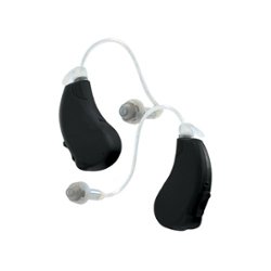Lucid Hearing - OTC Engage Premium Hearing Aids Android - Black - Front_Zoom
