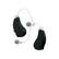 Front. Lucid Hearing - OTC Engage Premium Hearing Aids Android - Black.