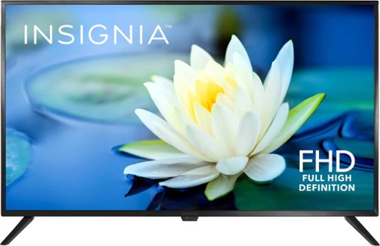 Front. Insignia™ - 43" Class N10 Series LED Full HD TV - Black.