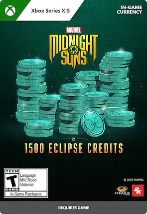 Front. 2K - Marvel's Midnight Suns: 1500 Eclipse Credits - Multi.