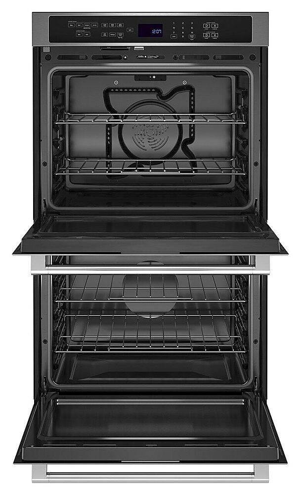 Alt View 1. Maytag - 30" Built-In Electric Convection Double Wall Oven with Air Fry - Stainless Steel.