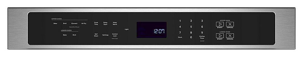 Alt View 2. Maytag - 30" Built-In Electric Convection Double Wall Oven with Air Fry - Stainless Steel.