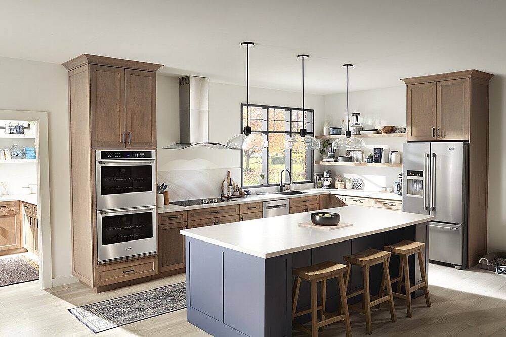 Alt View 19. Maytag - 30" Built-In Electric Convection Double Wall Oven with Air Fry - Stainless Steel.