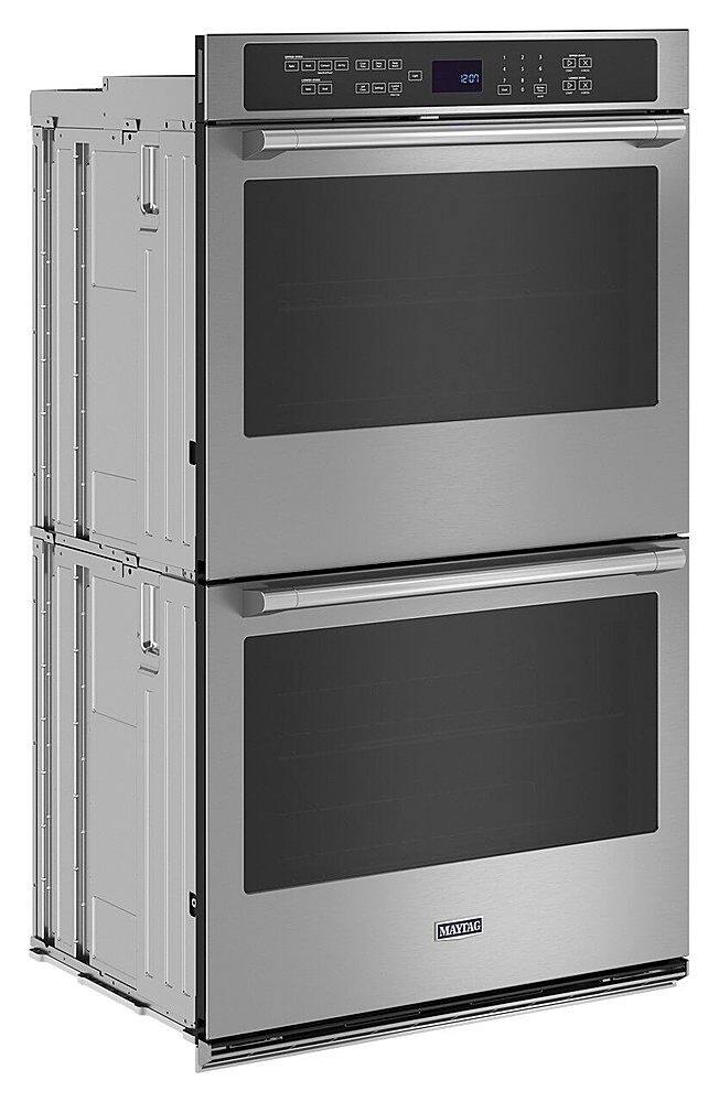 Alt View 13. Maytag - 30" Built-In Electric Convection Double Wall Oven with Air Fry - Stainless Steel.