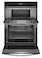 Alt View 11. Whirlpool - 30" Built-In Electric Convection Double Wall Combination with Microwave and WiFi - Stainless Steel.