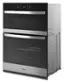 Alt View 2. Whirlpool - 30" Built-In Electric Convection Double Wall Combination with Microwave and WiFi - Stainless Steel.