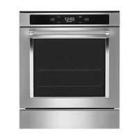 KitchenAid - 24" Built-In Electric Convection Single Wall Oven with WiFi - Stainless Steel - Front_Zoom