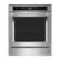 Front. KitchenAid - 24" Built-In Electric Convection Single Wall Oven with WiFi - Fingerprint Resistant Stainless Steel.