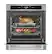 Alt View 13. KitchenAid - 24" Built-In Electric Convection Single Wall Oven with WiFi - Stainless Steel.